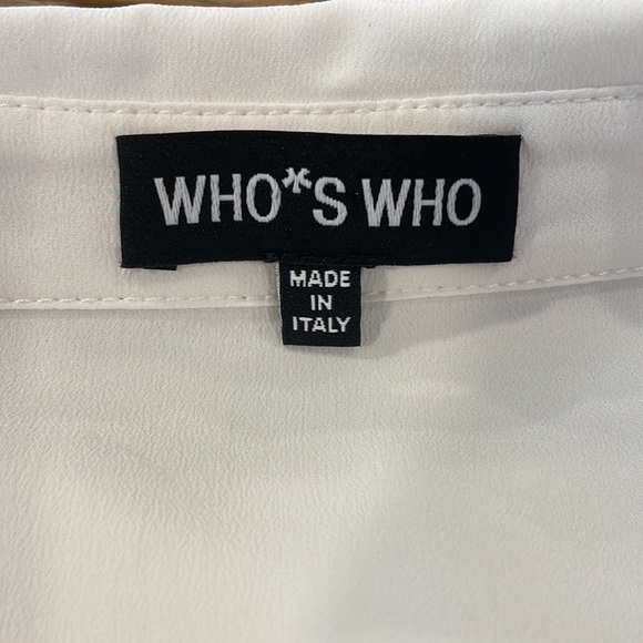 Who’s Who 100% Italian Silk Floral Blouse - Picture 5 of 7